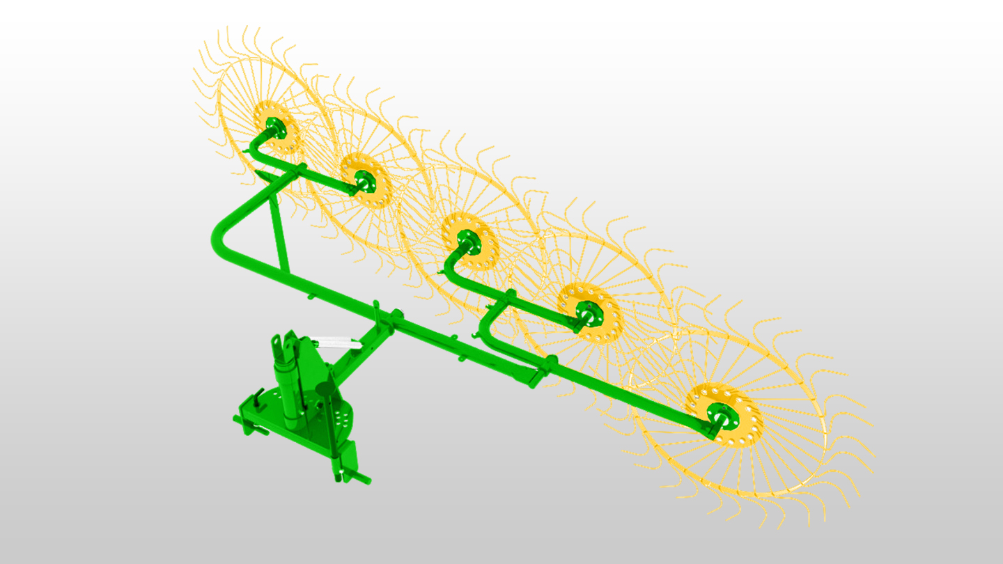 Грабли-сеноворошилки Flagman | Флагман RR-05 0