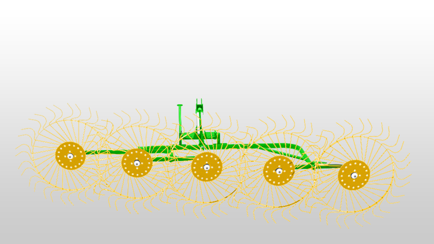 Грабли-сеноворошилки Flagman | Флагман RR-05 0