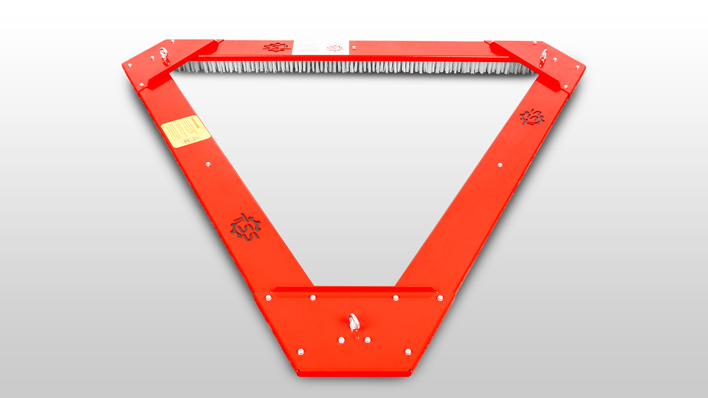 Щётка для газона треугольная TOSS A — 1800 0