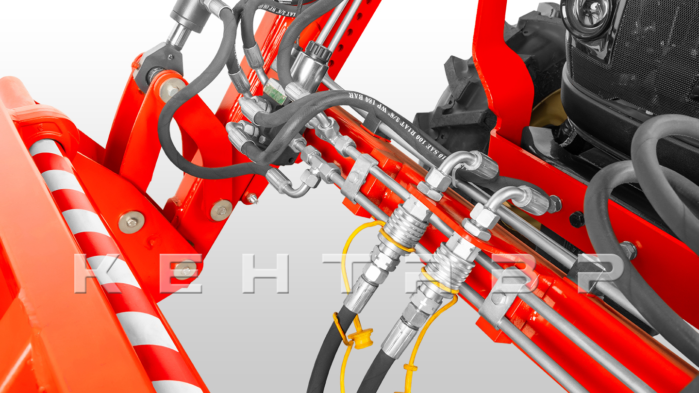 Отвал Flagman | Флагман 02 FP к фронтальному погрузчику с пружинными амор. и гидроповоротом (1,2 м)